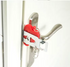 Verrou de Porte Portable de Sécurité Sans Perçage – Loquet Amovible pour Hôtel, Voyage, Appartement & Maison
