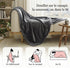 Écharpe Chauffante USB Portable avec Température Réglable, Couverture Chauffante Électrique en Flanelle pour Hiver, Bureau, Voyage et Maison