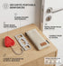 Serrure Portable de Porte Sans Perçage – Bloque-Porte de Sécurité pour Voyage, Hôtel et Maison