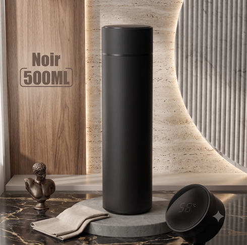 Gourde Thermos Isotherme 500 ml en Acier Inoxydable avec Tasse Intégrée