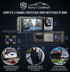 1080P Dual Dash Cam for Car, Front and Interior Camera, IR Night Vision Car DVR, Wide Angle Driving Recorder, Loop Recording