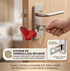 Verrou de Porte Portable de Sécurité Sans Perçage – Loquet Amovible pour Hôtel, Voyage, Appartement & Maison