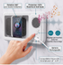Support Téléphone Étanche pour Douche avec Enceinte Bluetooth & Rotation 360°