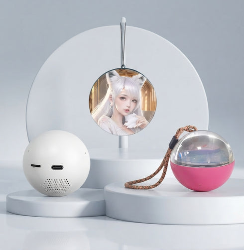 🔮 Boule de Cristal Vidéo 3D – Un Souvenir Unique à Personnaliser