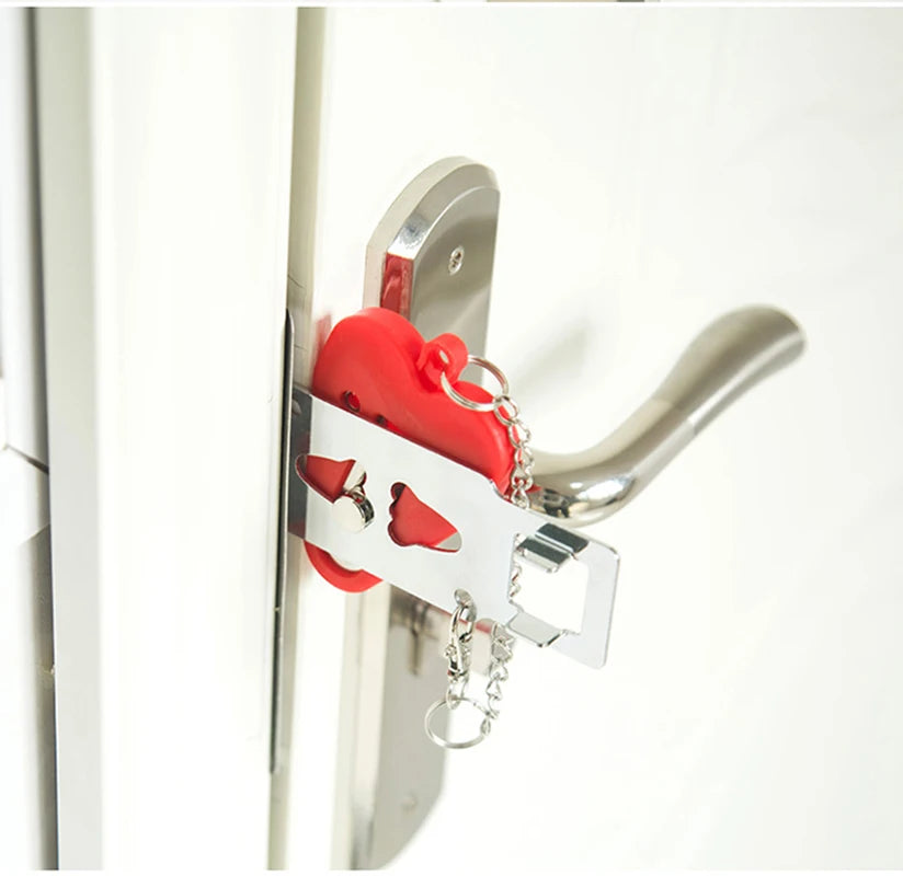Verrou De Porte Portable De Sécurité Pour Voyage